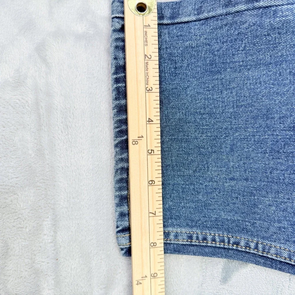 Levis 505 Regular Fit Stretch Jeans Mens 36x32 Blue Denim Mid Rise NWT